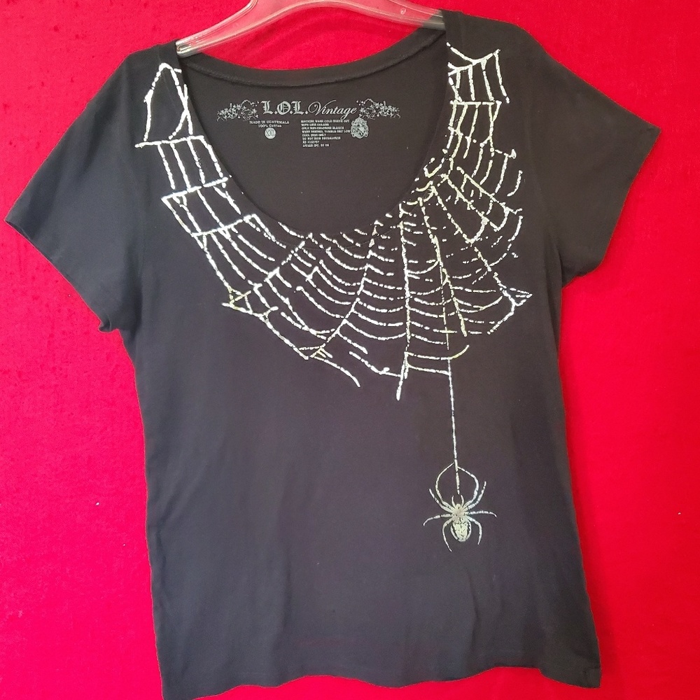 L.O.L. Vintage Spider Web Top